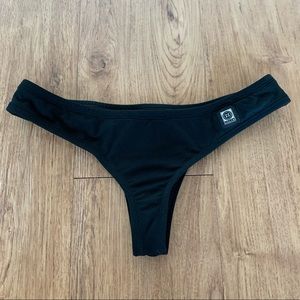 Jolyn Black Duke Bikini Bottom, Size L
